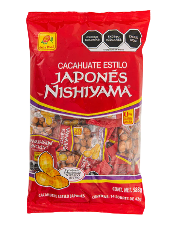 Cacahuates Japoneses De La Rosa14pc