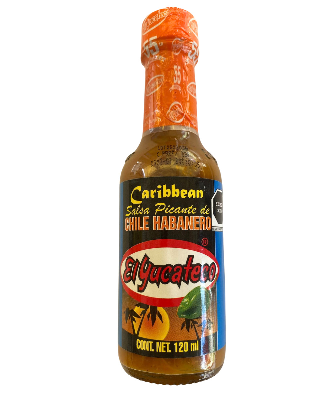 Salsa picante chile habanero El Yucateco 120 ml